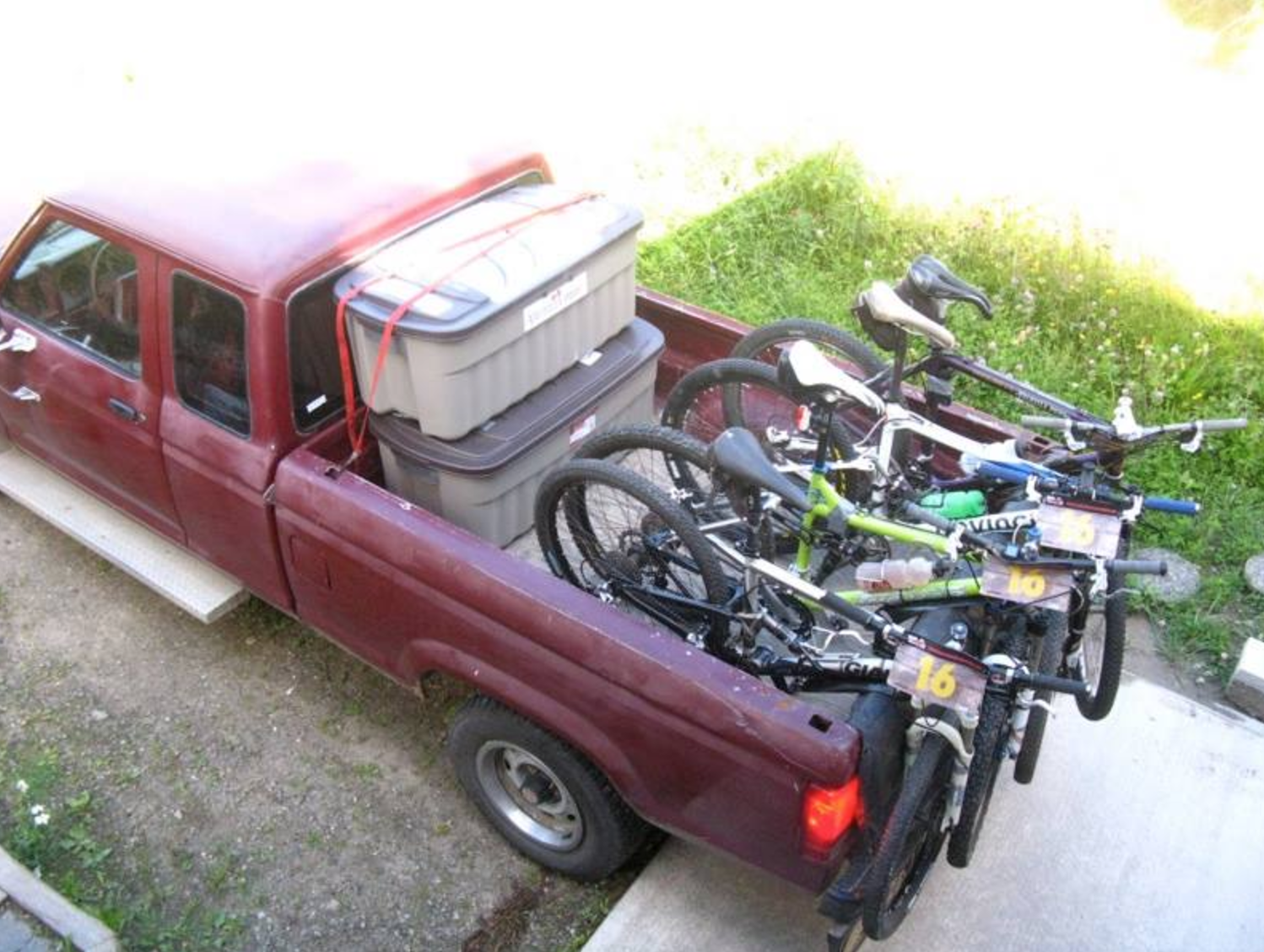 Loading up for the 5-day, 500km Raid the North Adventure Race in 2010